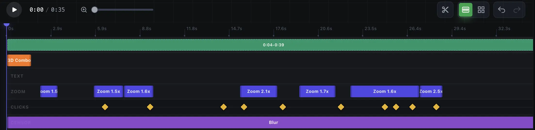 Timeline Editor Feature